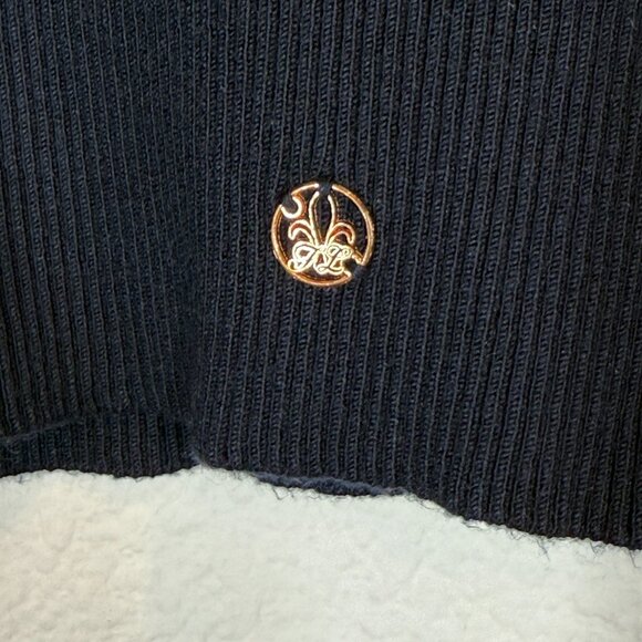 Fior Da Liso Equestrian Riding Sweater XS Size 34 Blue V-Neck Horse - Picture 5 of 11